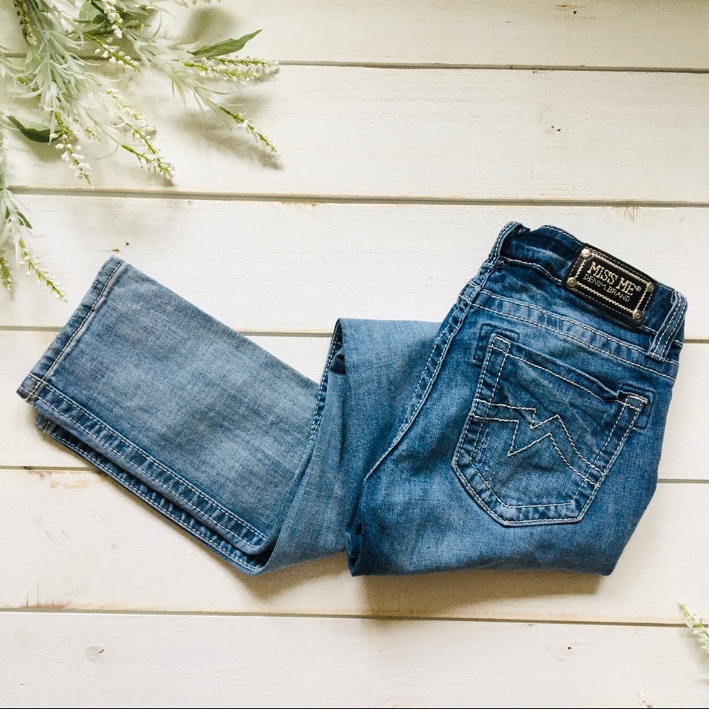 Miss Me distressed denim jean